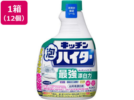KAO キッチン泡ハイター つけかえ用 400mL×12本入