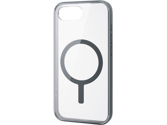エレコム iPhone16e ケース ハイブリッド グレー PM-A25SMAG03GY エレコム iPhone16e ケース ハイブリッド グレー PM-A25SMAG03GY