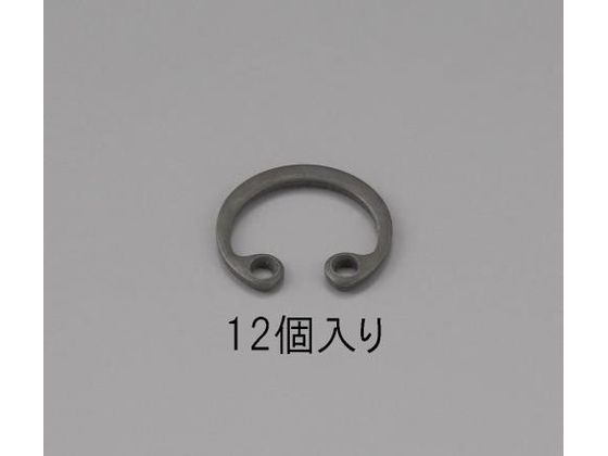 エスコ 穴用スナップリング 12個 21mm EA949PA-121