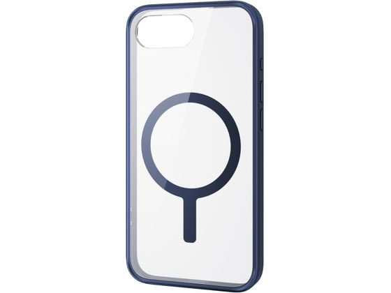 エレコム iPhone16e ケース ハイブリッド ネイビー PM-A25SMAG03NV エレコム iPhone16e ケース ハイブリッド ネイビー PM-A25SMAG03NV