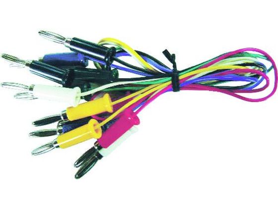 テイシン テストリード 50cm バナナプラグ両端付 (1袋(PK)=6本入) TLA-113 テイシン テストリード 50cm バナナプラグ両端付 (1袋(PK)=6本入) TLA-113
