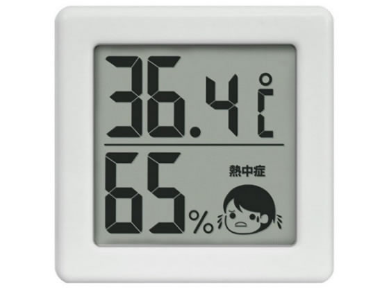ドリテック 小さいデジタル温湿度計 O-420WT