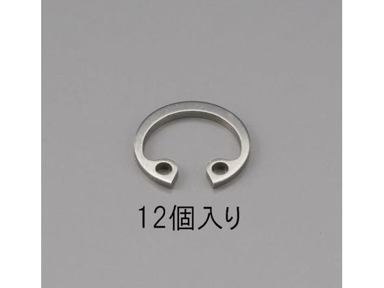 エスコ 穴用スナップリング ステンレス製 12個 10mm EA949PA-310