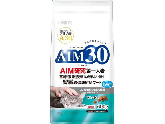 マルカン AIM30 20歳室内猫 腎臓健康ケアフィッシュ600g SAI-021 マルカン AIM30 20歳室内猫 腎臓健康ケアフィッシュ600g SAI-021