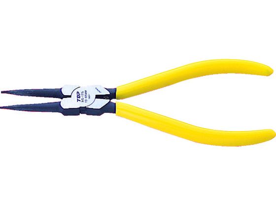 TOP スナップリングプライヤ穴用直爪 175mm 使用範囲19〜65mm HS-175 TOP スナップリングプライヤ穴用直爪 175mm 使用範囲19〜65mm HS-175