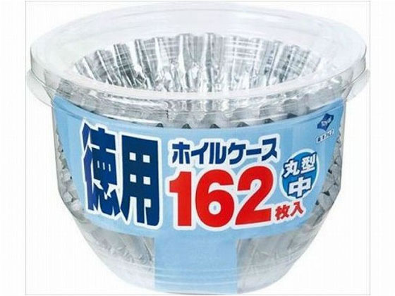 東洋アルミ 徳用ホイルケース 丸型 中(162枚入)