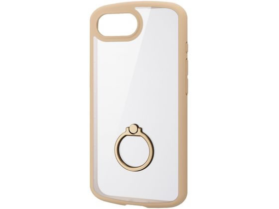 エレコム iPhone16e耐衝撃ケース リング カフェオレ PM-A25STSLFCRBE エレコム iPhone16e耐衝撃ケース リング カフェオレ PM-A25STSLFCRBE