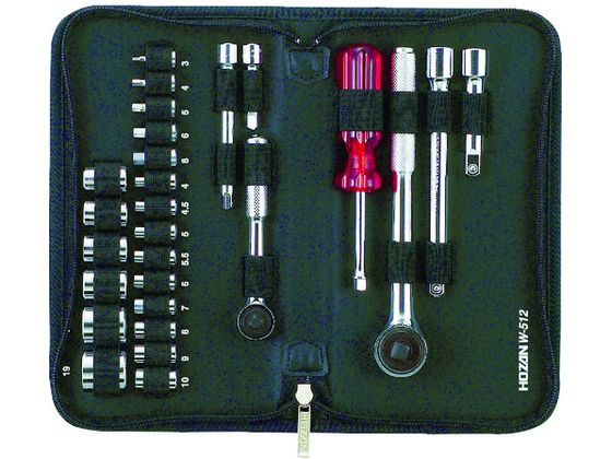 HOZAN ソケットレンチセット W-512 HOZAN ソケットレンチセット W-512