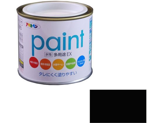 アサヒペン 水性多用途EX 1／5L 黒