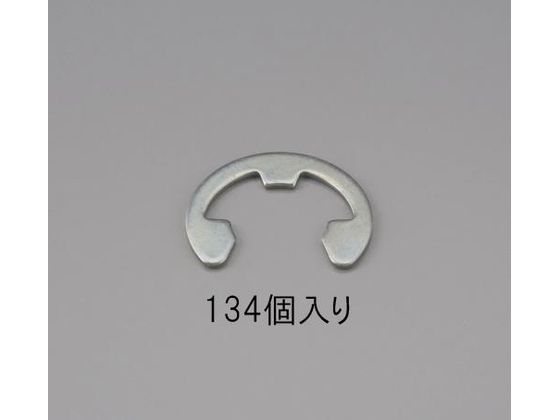 エスコ Eリング 三価クロメート 134個 1.5mm EA949PB-1.5