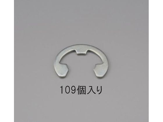 エスコ Eリング 三価クロメート 109個 3.0mm EA949PB-3