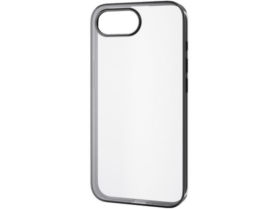エレコム iPhone16e ソフトケース メタリックブラック PM-A25SUCTMBK エレコム iPhone16e ソフトケース メタリックブラック PM-A25SUCTMBK