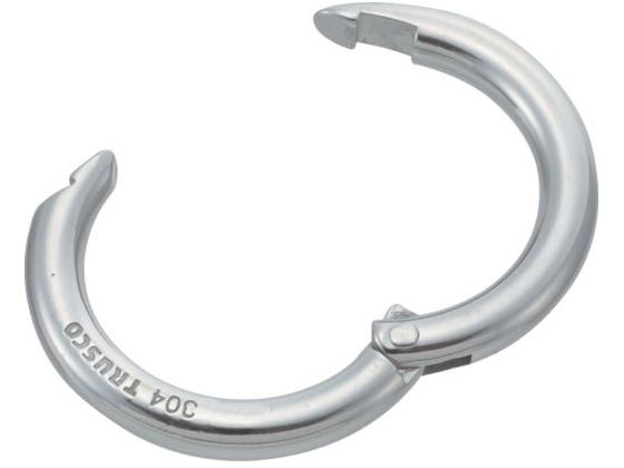 TRUSCO チェーンキャッチ ステンレス製 線径4×長さ20mm (2個入)