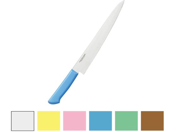 片岡 マスターコック 抗菌 筋引 24cm 白 MCSK240W