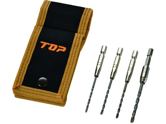 TOP コンクリートドリル4本セット ECD-3043DKS TOP コンクリートドリル4本セット ECD-3043DKS