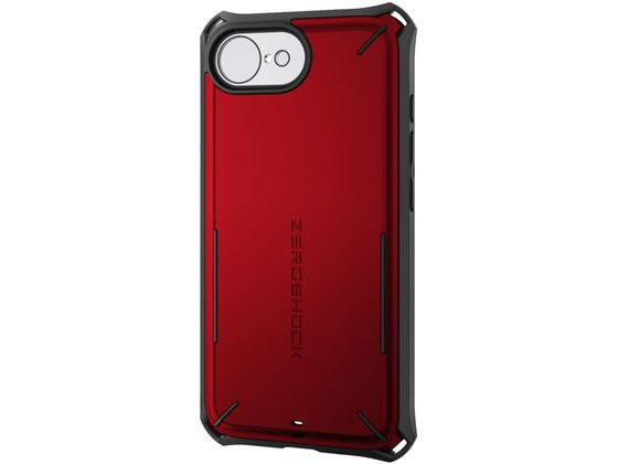 エレコム iPhone16e ケース ZEROSHOCK レッド PM-A25SZEROSPRD エレコム iPhone16e ケース ZEROSHOCK レッド PM-A25SZEROSPRD