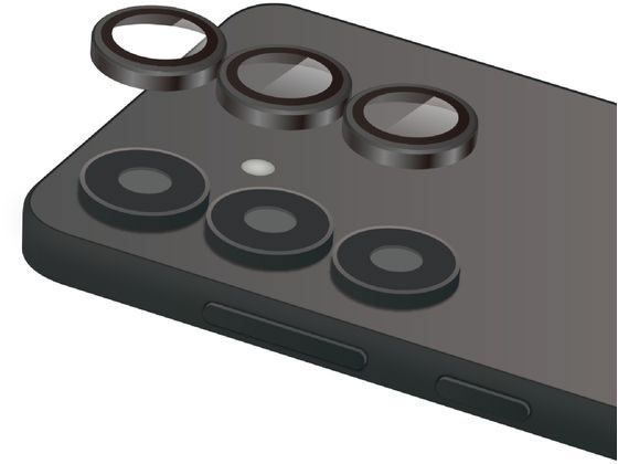 エレコム Galaxy S25 SC-51F レンズカバー アルミ黒 PM-G251FLLG エレコム Galaxy S25 SC-51F レンズカバー アルミ黒 PM-G251FLLG