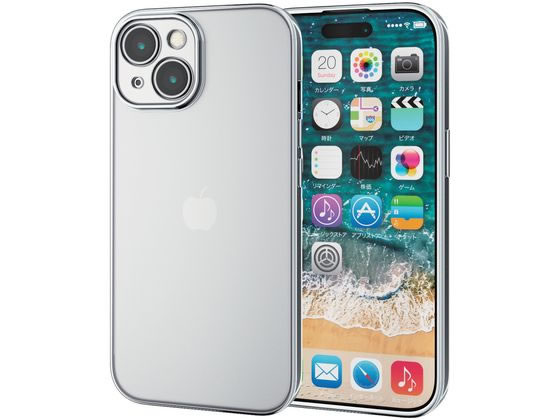 ●対応機種：ｉＰｈｏｎｅ １５●セット内容：ケース本体×１●材質：ケース本体／ＴＰＵ（熱可塑性ポリウレタン）●カラー：プラチナシルバー●ワイヤレス充電器対応：○
