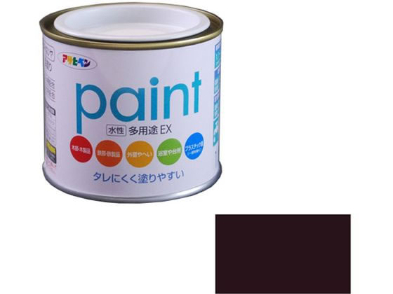 アサヒペン 水性多用途EX 1／5L こげ茶
