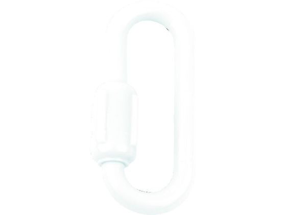 TRUSCO プラカラビナ ホワイト 6MM (2個入) TCK6W