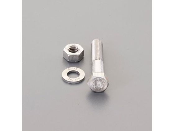 エスコ 強力六角ボルト SUS ナットワッシャ付半ネジ M16×70mm
