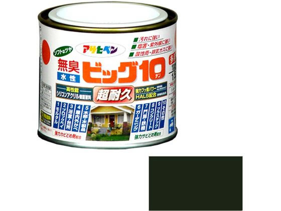 アサヒペン 水性ビッグ10多用途 1／5L 244 フォレストグリーン