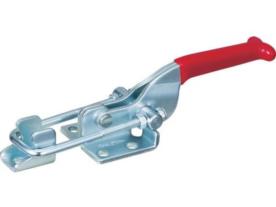 スーパー 引き止め専用型トグルクランプ ベースタイプ:フランジ 最大支持力:3.18kN 調整量:10〜20mm TLA200F スーパー 引き止め専用型トグルクランプ ベースタイプ:フランジ 最大支持力:3.18kN 調整量:10〜20mm TLA200F