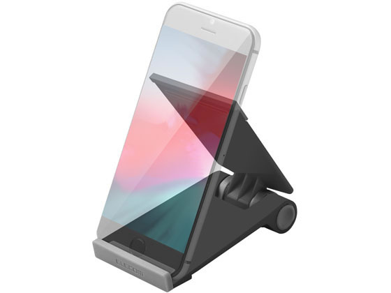 エレコム スマートフォン用コンパクトスタンド P-DSCMPBK エレコム スマートフォン用コンパクトスタンド P-DSCMPBK