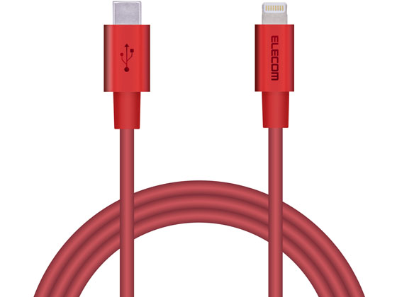 エレコム USB-C to Lightningケーブル 耐久 1m MPA-CLPS10RD エレコム USB-C to Lightningケーブル 耐久 1m MPA-CLPS10RD