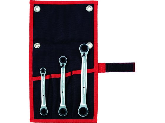 TONE 4ウェイラチェットめがねレンチセット 3pcs RMW300 TONE 4ウェイラチェットめがねレンチセット 3pcs RMW300