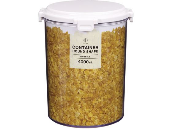 小久保工業所 保存容器 丸型 4000mL KK-595