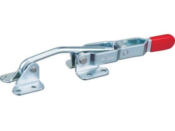 スーパー 引き止め専用型トグルクランプ ベースタイプ:フランジ 最大支持力:1.7kN 調整量:40〜50mm TLA250F スーパー 引き止め専用型トグルクランプ ベースタイプ:フランジ 最大支持力:1.7kN 調整量:40〜50mm TLA250F