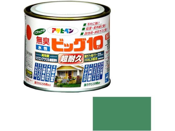 アサヒペン 水性ビッグ10多用途 1/5L 239 スモークグリーン アサヒペン 水性ビッグ10多用途 1/5L 239 スモークグリーン