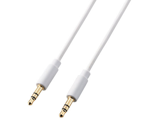 エレコム AUDIOケーブル 3.5φステレオミニ 1.0m DH-MMIP10WH