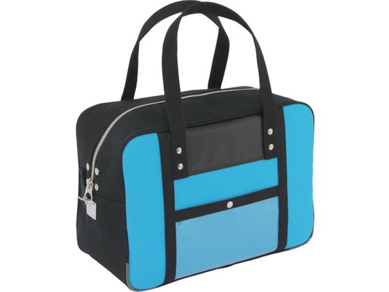 SANEI 帆布メール用ボストン(M)馬蹄錠金具付 ブルー BTM-U-09 SANEI 帆布メール用ボストン(M)馬蹄錠金具付 ブルー BTM-U-09