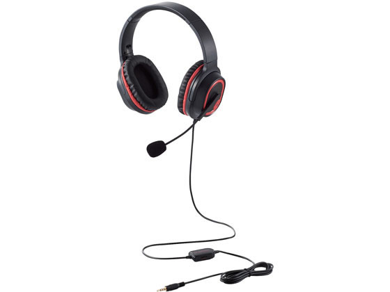 エレコム ゲーミングヘッドセット 40mmドライバー ブラック HS-G30BK
