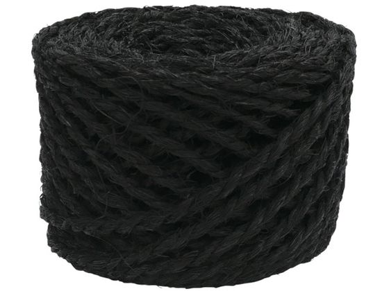 ユタカメイク 荷造り紐 シュロ縄玉 約3mm×50m ブラック M133-BK