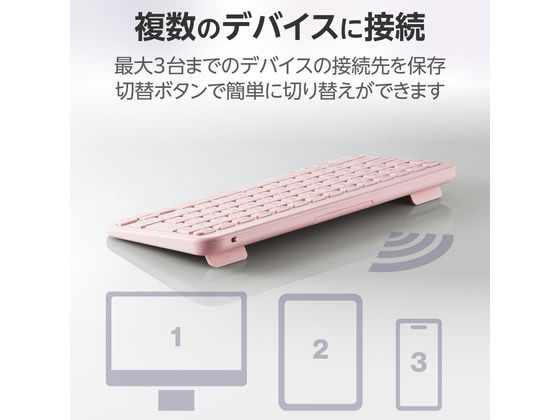 エレコム Bluetooth薄型ミニキーボード TK-TM10BPPNが4,235円 通販