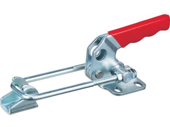 スーパー 引き止め専用型トグルクランプ ベースタイプ:フランジ 最大支持力:7.0kN 調整量:50〜75mm TLA400F スーパー 引き止め専用型トグルクランプ ベースタイプ:フランジ 最大支持力:7.0kN 調整量:50〜75mm TLA400F