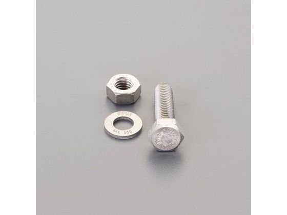 エスコ 強力六角ボルト SUS ナットワッシャ付全ネジ M6×30mm