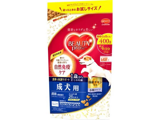 日本ペットフード ビューティープロ ドッグ 成犬用1歳から 400g