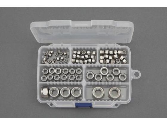 エスコ ゆるみ止めナットセット ステンレス M3-M12 EA949GM-100