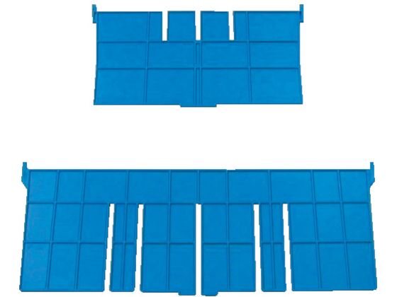 DIC F型コンテナF-12用短手用仕切板 243×136 青 F-12S