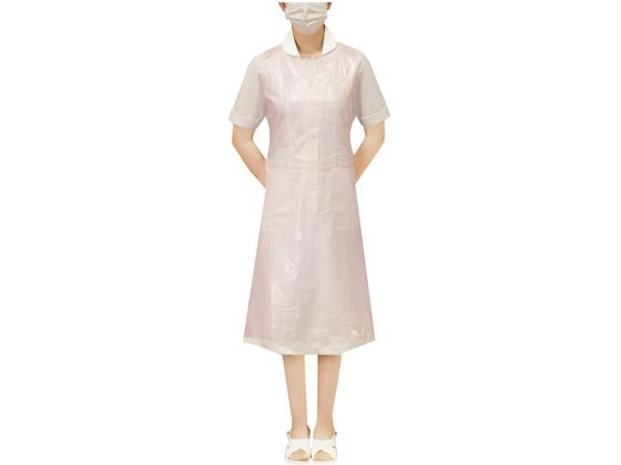 ファーストレイト PEエプロン優 ピンク 袖なし 50枚 FR-6676が301円