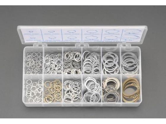 エスコ 軸用スナップリングセット 1/4"-9/16" EA949R-11 エスコ 軸用スナップリングセット 1/4"-9/16" EA949R-11