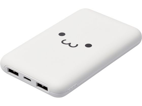 エレコム モバイルバッテリー 10000mAh 薄型 DE-C44-10000WF エレコム モバイルバッテリー 10000mAh 薄型 DE-C44-10000WF