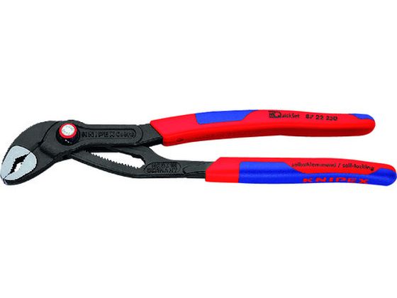 KNIPEX ウォーターポンププライヤー(クイックセット) コンフォートハンドル 250mm 8722250 KNIPEX ウォーターポンププライヤー(クイックセット) コンフォートハンドル 250mm 8722250