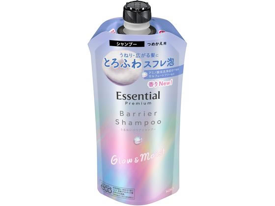 KAO エッセンシャル プレミアム バリアシャンプー グロウ 替え 340mL KAO エッセンシャル プレミアム バリアシャンプー グロウ 替え 340mL