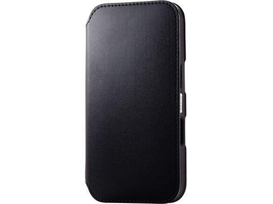 エレコム iPhone16ケース レザー ブラック PM-A24APLFY2BK エレコム iPhone16ケース レザー ブラック PM-A24APLFY2BK