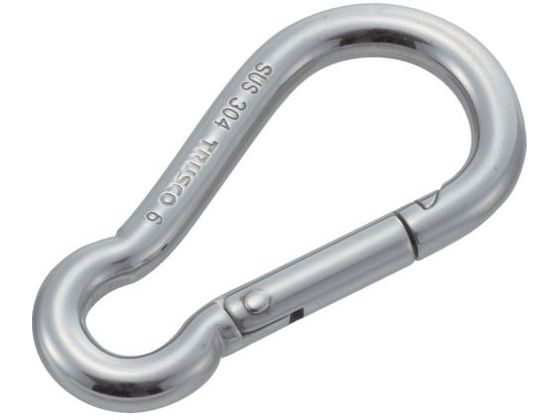 TRUSCO ステンレススナップフック B型 線径11×開口17mm (1個)